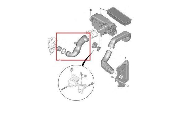 Peugeot%20308%20T7%20Hava%20Filtre%20Borusu%201434e1