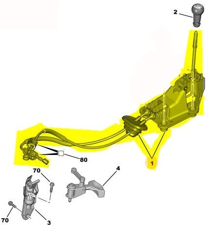 Peugeot%20301%20Vites%20Mekanizması%20+%20Halat%20Orjinal%202400JY