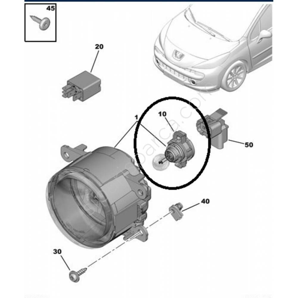 Peugeot%202008%20Sis%20Ampülü%206216h0%20-%20orjinal