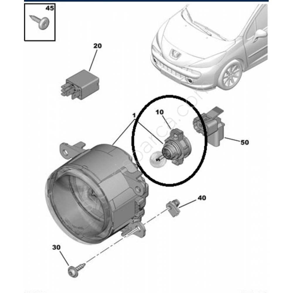 Peugeot%20207%20Sis%20Ampülü%206216h0%20-%20orjinal