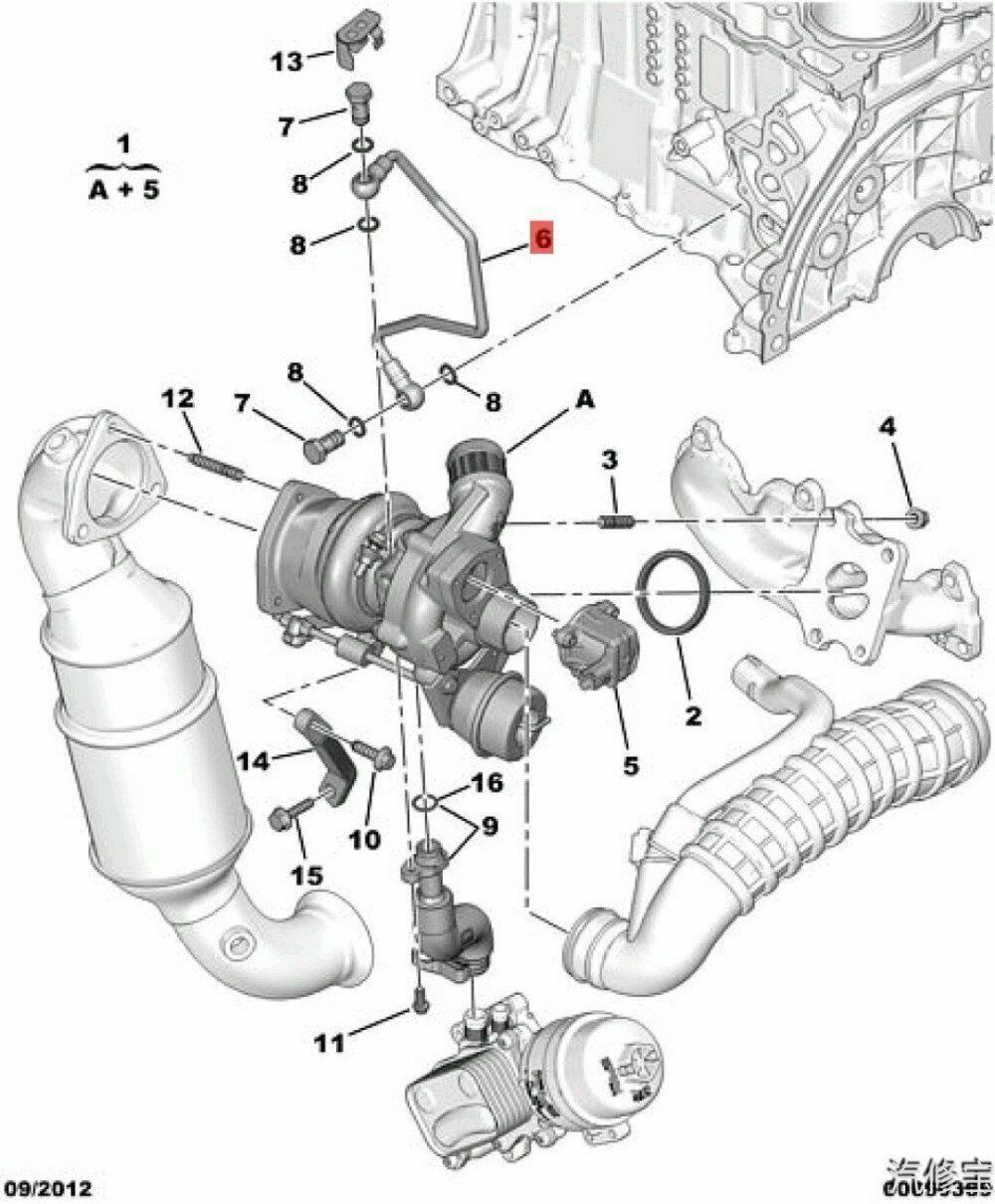 Citroen%20DS4%20Turbo%20Yağlama%20Borusu%209824001880