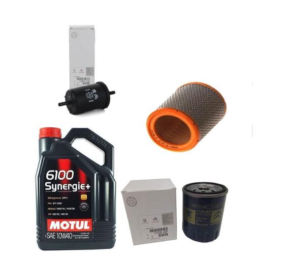 Citroen BX Bakım set Motul 10w40 Hava Yağ Yakıt Fİltre