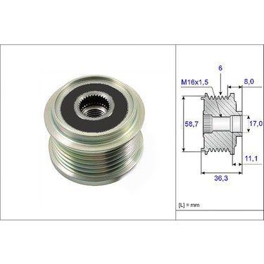 Peugeot Boxer 3 Jumper 3 Ducato 3 Alternatör Kasnağı